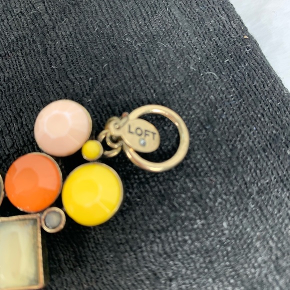 LOFT bracelet multi colored & gold toggle closure - Picture 4 of 6